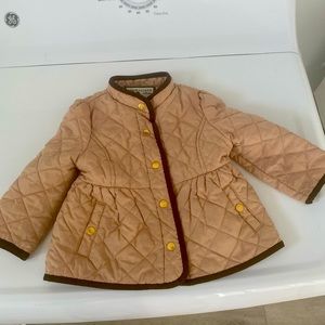 Janie and Jack tan barn jacket